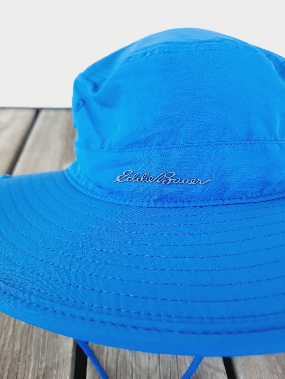 NWT Eddie Bauer Trailcool UPF 50+ Cooling Adventure Brim Hat Sapphire Size L/XL - Picture 3 of 16